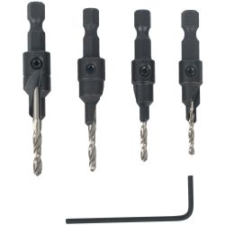 Screw Pilot Set 5pce Carded